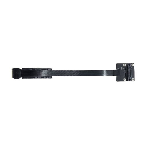 M.2 M KEY High Speed Extension Cable PCIE 4.0 GEN4 for NVME SSD Cable PCI-E 8GB/S M.2 Vertical Socket 40CM