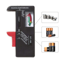 Nartel Analogue Battery Tester Multi Size Battery Checker for AA AAA C D 9V 1.5V Button Cell Batteries (Requires No Battery for Operation)