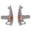 Side Indicator Turn Signal Light Pair for  Lancer Mirage RVR 2008-2017 8351A047 7