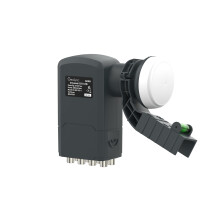 GeoSync Universal Octo 8 Output LNB for Satellite Dish SKY Freesat HD TV KU Band Satellite Receiver with Spirit Level Bracket