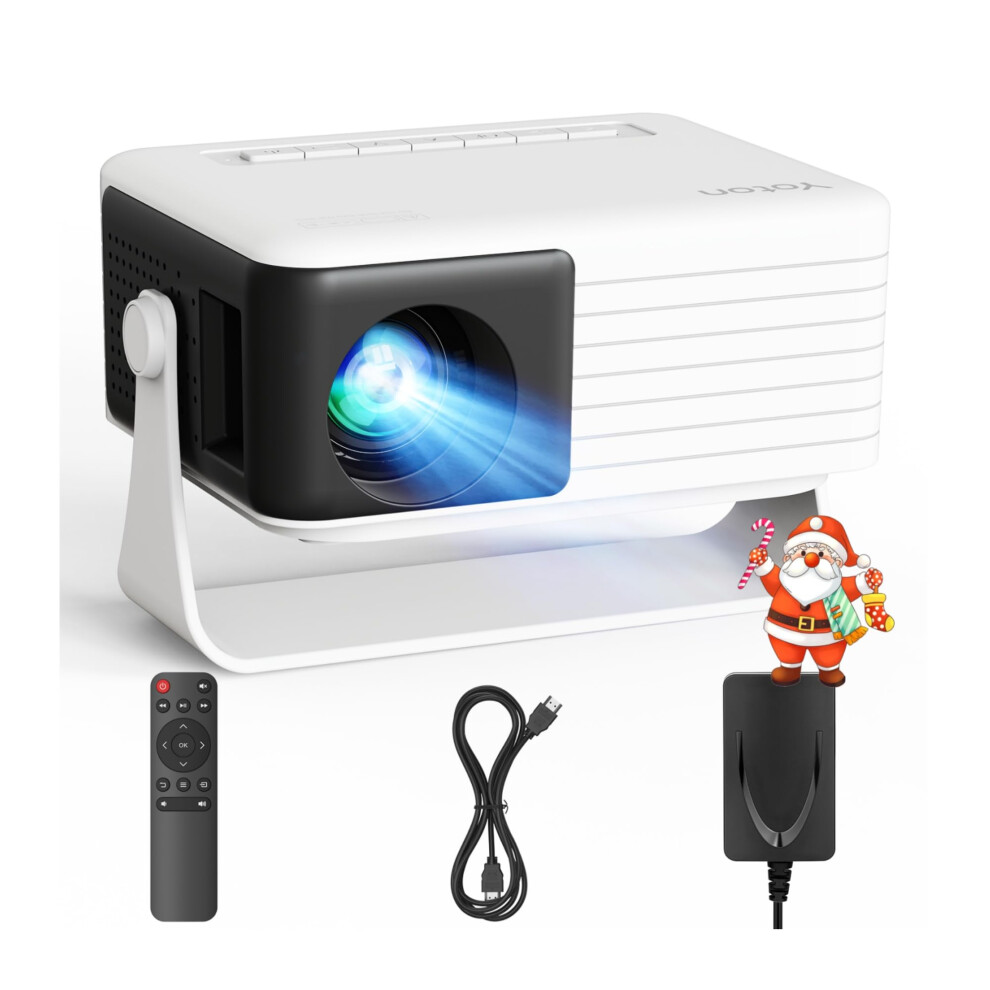 Yoton Y3 Mini Projector 2026 Upgraded Auto Keystone Portable Projector For Bedroom, 15000 Lumens, 50% Zoom, 1080P Supported, Compatible With Ios/Andr 94081411