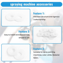 20Pcs Airless Spraying Machine Tool Lengthening Rod Gasket Spraying Rod Gasket Airless Spraying Machine Accessories
