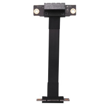 Cavo Riser PCIE X1 Dual 90 Gradi Ad Angolo Retto PCIe 3.0 X1 a X1 Cavo di Prolunga 8 Gbps PCI Express 1X Scheda Riser 10 Cm