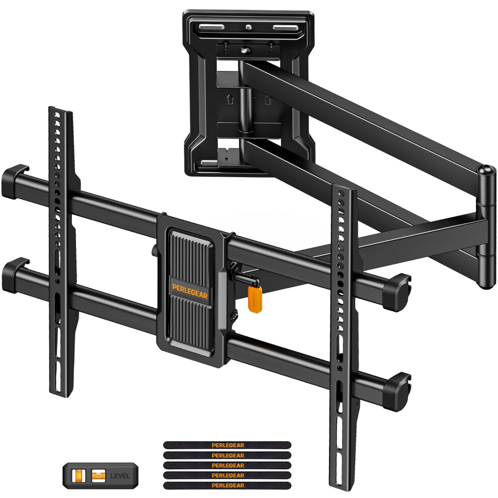 Perlegear Long Reach 700 Mm Tv Wall Bracket With 90 Swivel, Corner Tv Bracket For 32-65Â³ Tvs Up To 60 Kg, Dual Tilt Adjustment, Max Vesa 400X400mm, 840478807868