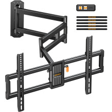 Perlegear TV Wall Bracket, 943mm Long Arm for 42-84 Inch TVs, Extra Long Reach Wall Mount, Articulating Arm Full Motion TV Bracket with Swivel & Tilt