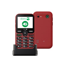 DORO Phone - Doro Leva E10 - 4G Mobile Phone For Elderly - 2.4" Landscape Display, High Contrast Keys, Extra Loud & Clear Sound, HD Voice, Camera, Do