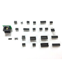 Assortimento di Chip IC 150 Pezzi, Opamp, Oscillatore, Pwm, PC817, NE555, LM358, LM324, JRC4558, LM393, LM339, NE5532 Incl. Prese