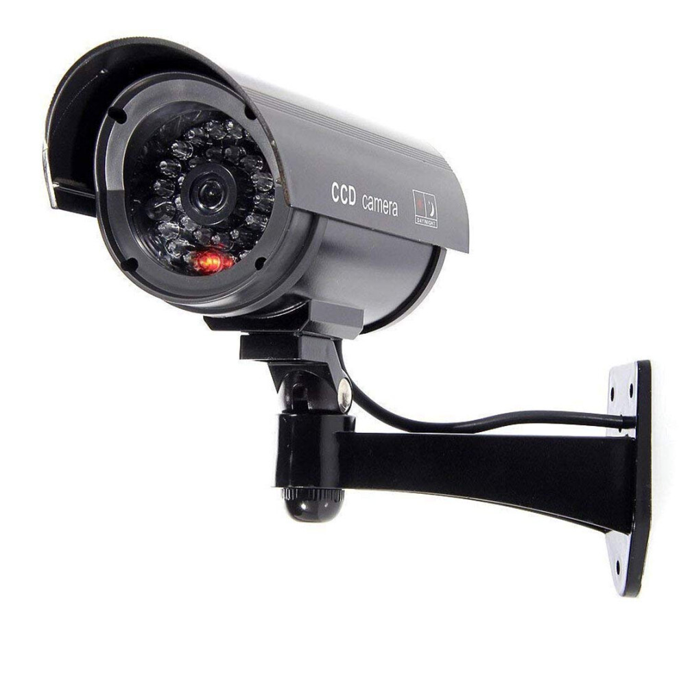 Bw 1100B Outdoor Indoor Fake Dummy Imitation Cctv Security Camera With Blinking Flashing Light Bullet Shape Black 73674627