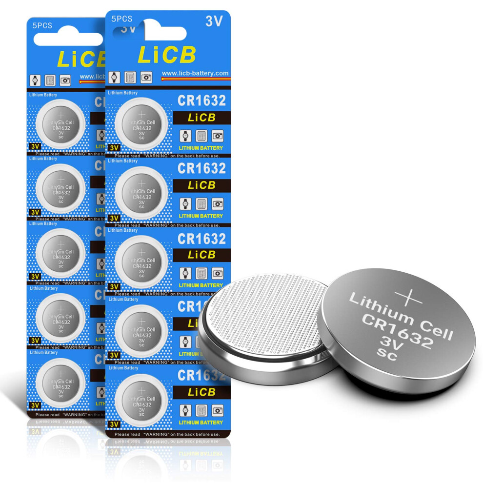 Licb Cr1632 Cr 1632 3V Lithium Battery(10Pcs) 46888839