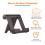 Amazon Amazon Basics Multi-Angle Portable Stand for Tablets, E-readers and Phones - Black 3