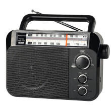 Retekess TR604 Portable Radio,Radios Mains and Battery,FM AM Radio,Large Display and Knob,Large Speaker,3.5mm Headphone Jack,Clear Sound,Easy to Use