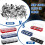 6 Pack Screw Organizer Box with Lids 4 Compartments Tool Bin Divider Small Parts Storage Organizer Screw Toolbox Case 5