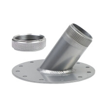 45 Degree Fuel Cell Filler Neck with Aluminum Cap, Fuel Cell Fast Filler Neck, Fuel Cell Remote Filler Neck
