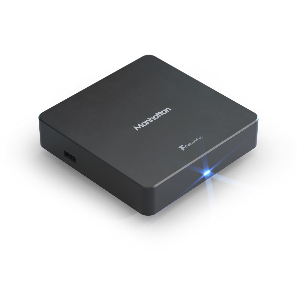 Manhattan T4 Freeview Play 4K TV Box, Black-image-OPC-PRGWYPH-NEW