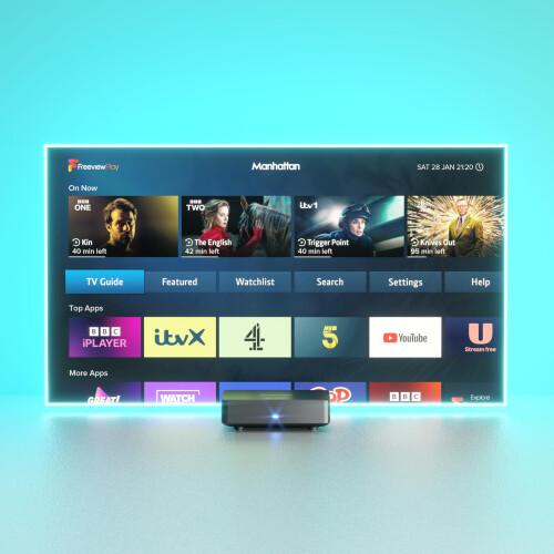 Manhattan T4 Freeview Play 4K TV Box, Black 2
