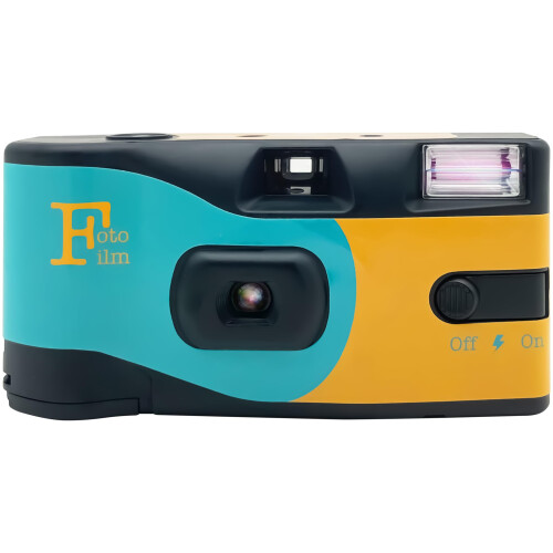 Fotofilm Pro Disposable Camera Single Use Film ISO 400 27 Exposure Flash - 6 Pack