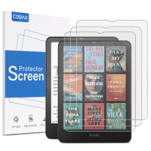 CoBak 3 Pack Anti-Glare Matte Screen Protector for 7" Kindle Paperwhite 2024, Kobo Aura H2O Edition 2 - High Clarity, Fingerprint Resistance - PET Fi