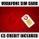 Pay As You Go SIM Card, 5 Preloaded Credit, Ready to use 1