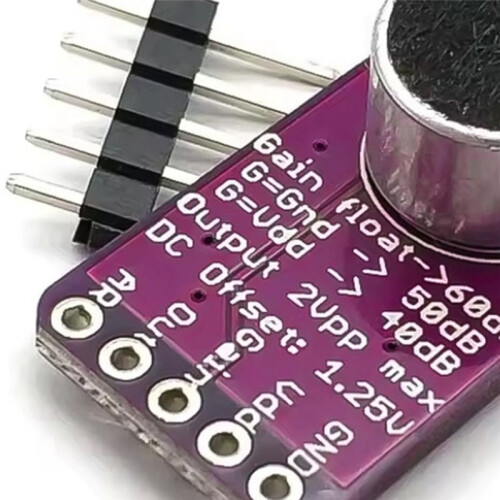 MAX9814 Microphone Amplifier Module MIC Microphone Sound Amplification for Audio Projects and Sound Systems 2