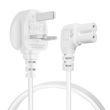 Power Cable for Samsung TV, SHUOMAO 3m Right Angle Figure 8 Power Lead Wire Electrical Cord Compatible with Samsung,Lg,Panasonic,Roku,Hisense,Sharp,H