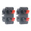 2pcs 45A 600V Power Plug Cable Connectors for Anderson Plug Connector Fixed Mounting Bracket Panel Power Plug Connector 1