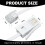 HDXH 1 PCS telephone cable,adsl cable,phone cable 2