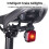 Luz Trasera para Bicicleta de Liberación Rápida, Recargable, Intermitente, Accesorios. 5