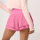 Damemode Casual Flæseshorts Ensfarvede Foldshorts 5