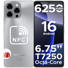 DOOGEE Note 58 Mobile Phones - Newest Android 16 Smartphone, 6.75" HD+ Display, 6250mAh Android Phones, 32GB(8GB RAM)+128GB+2TB SIM Free Mobile Phone