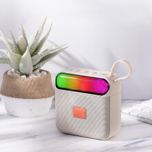 Enceinte Bluetooth de bureau Ankereame RGB, Bluetooth 5.3, faible latence, rechargeable, son immersif, compacte pour les jeux, les fĂŞtes et la