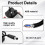 Universal Massage Gun Charger Adapter Replacement, 25.2V 1A Power Supply Cable with LED Indicator, Wide Voltage Adaptability Charging Cable for Elect 6