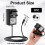 Universal Massage Gun Charger Adapter Replacement, 25.2V 1A Power Supply Cable with LED Indicator, Wide Voltage Adaptability Charging Cable for Elect 2