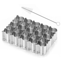 Goldfish Cracker Cutter, 25 Cavity Gold Fish Cutter, Stainless Steels Goldfish Cutter for DIY Baking