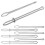8Pcs Silver Drawstring Threader Tool for Garment Use and Crafting Tools with Round Head 1