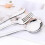 Mirror Silver Flatware Set 18/0 Stainless Steel 24-Piece 6