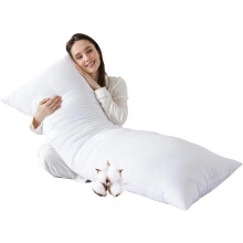 Cotton-Blend Full Body Pillow 20 x 54 in