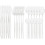 Mirror Silver Flatware Set 18/0 Stainless Steel 24-Piece 1