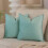 Ensemble de 2 housses de coussin en velours 50 x 50 cm 1
