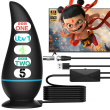 2026 Indoor TV Aerial for Smart TV for Local Channels,TV Ariels Indoor for Long Range Reception,Freeview Aerial for Easy Installation and All Smart/Ol