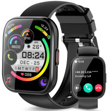 aycy Smart Watch (Answer/Make Calls), Smart Watches for Men Women with 1.85 Touch Screen, Step Counter, IP68 Waterproof, 112 Sport Modes, Heart Rate/