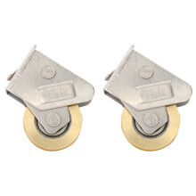 2Pcs Window Track Rollers Round Load-bearing for Homeowners and Contractors