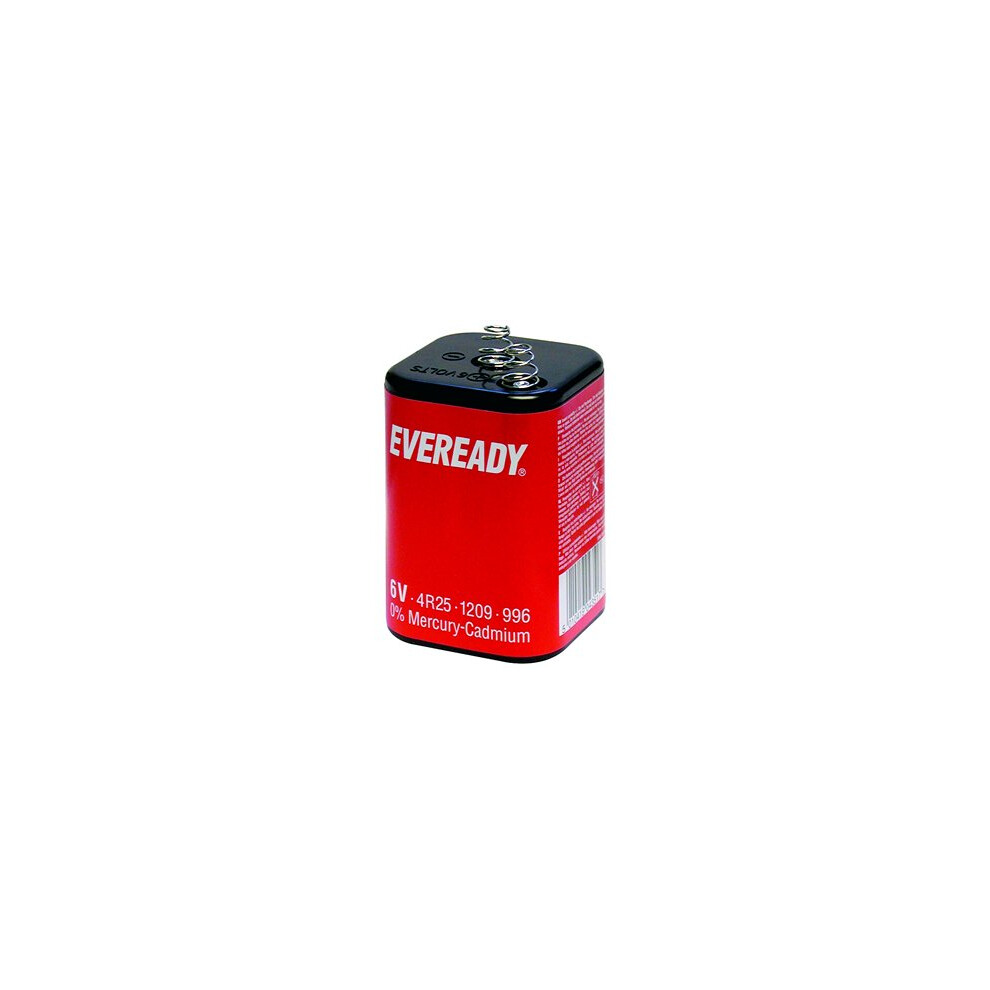 Eveready 2X Lantern Batteries 996 (4R25 / 1209) 6V Electrical Products