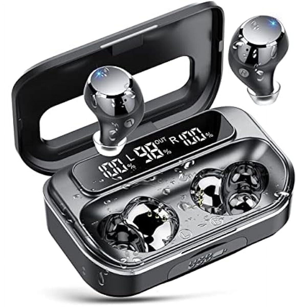 Wireless Bluetooth 5.3 Earbuds With 4-Mic Enc, Led Display, 128H Playtime, Ip7 Waterproof, Deep Bass Â Compatible With Ios/Android 9181073158179
