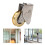 2Pcs Window Track Rollers Round Load-bearing for Homeowners and Contractors 6