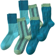 3/6 Paar gestreifte Socken im Retro-Stil, Sportsocken für Damen