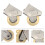 2Pcs Window Track Rollers Round Load-bearing for Homeowners and Contractors 3