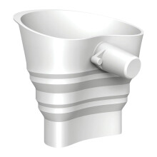 Silicone Flour Funnel for Stand Mixers, Collapsible Wide Mouth Chute, Mixer Attachment
