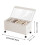 Japceit Rolling Under Bed Storage Bin with Clear Lid, Wheels & Easy Access – Compatible with Standard Beds 3