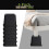 3" Bed Furniture Risers, Heavy Duty Stackable Elevators for Beds, Sofas & Desks, Square ABS Plastic, 6-Pack, Black 5