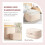 Opbergtas Beige Extra Groot 3-laags 7